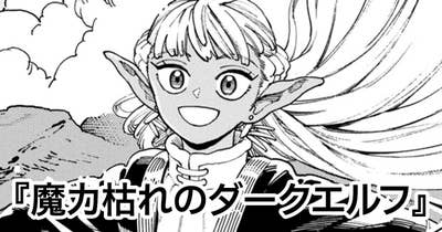 魔力枯れのダークエルフ